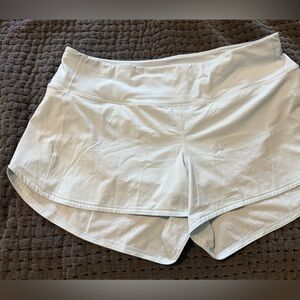 Lululemon Speed Up High-Rise Lined Short 4" Powder Blue